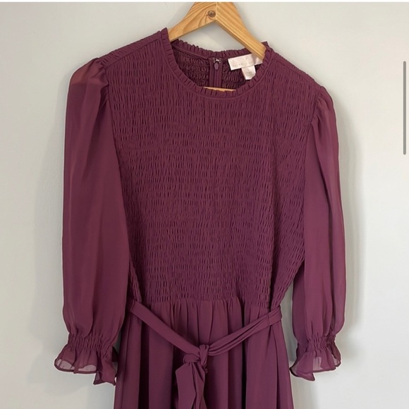 Rachel Parcell Smocked Ruffle Dress large - Picture 7 of 12